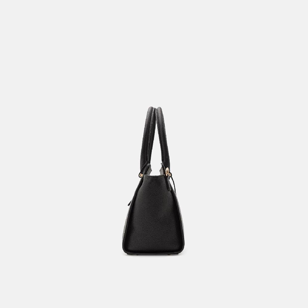 L. Credi Nura Henkeltasche schwarz Tiefpreis