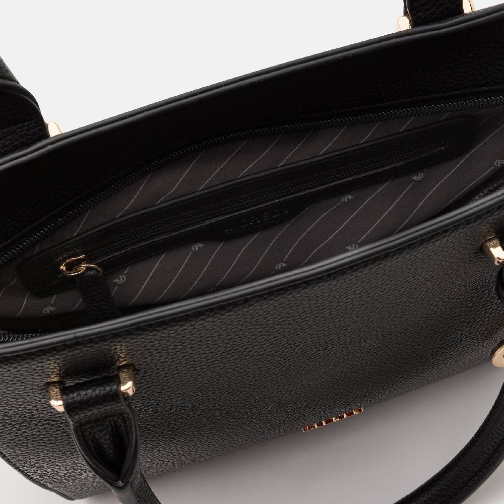 L. Credi Nura Henkeltasche schwarz Tiefpreis