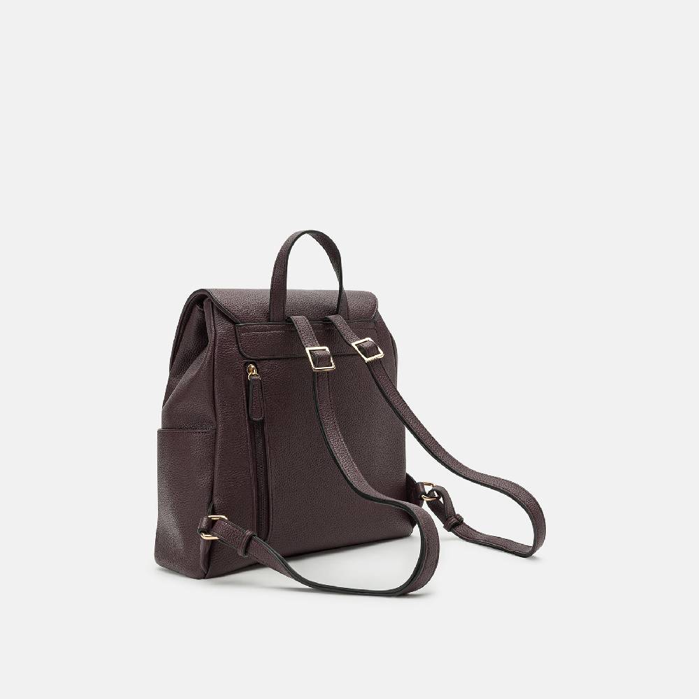 L. Credi Nalina Rucksack dark plum Super Sparpreis