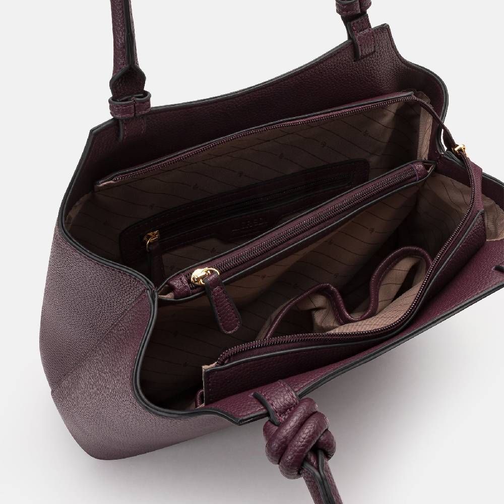 L. Credi Nalina Hobo dark plum Begrenzte Freigabe