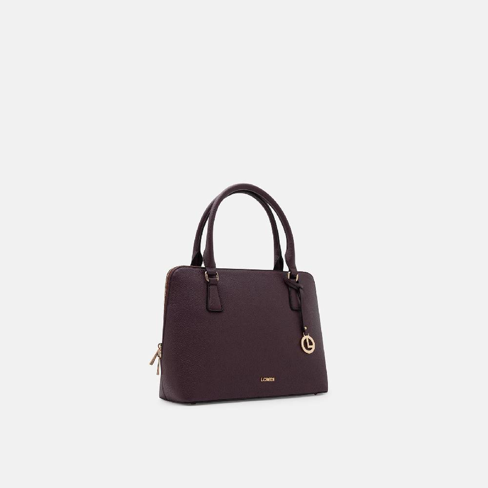 L. Credi Ninelle Henkeltasche dark plum Neueste Stile