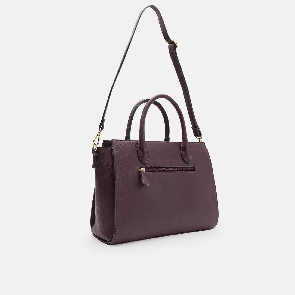 L. Credi Konstanze Henkeltasche dark plum Clearance-Verkauf