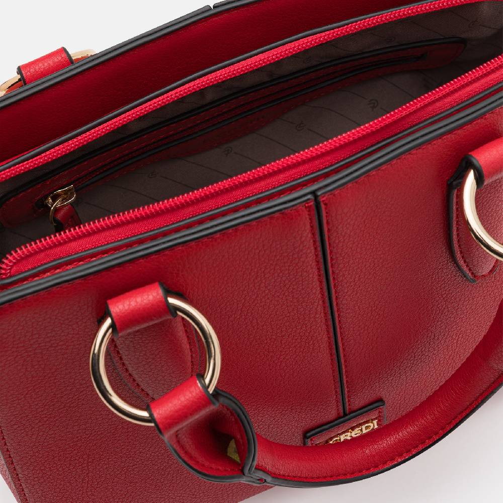 L. Credi Nadja Henkeltasche salsa Kostenloser Versand international
