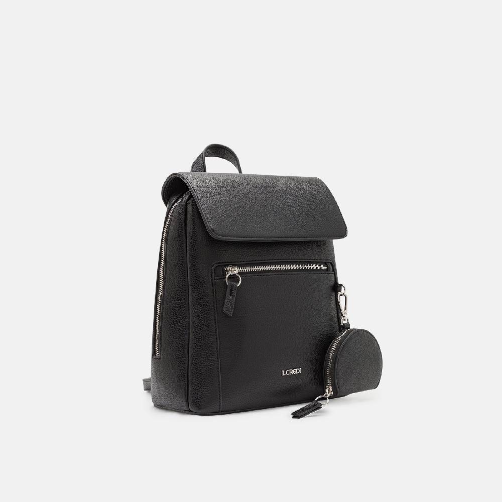 L. Credi Nevaeh Rucksack schwarz Im Verkauf