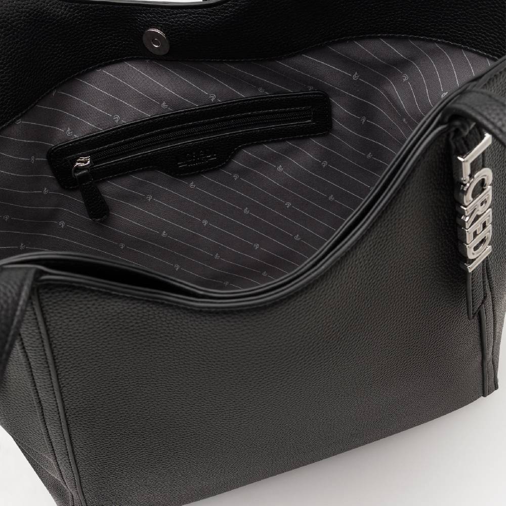 L. Credi Nanda Shopper schwarz Rabatte dieses Monats