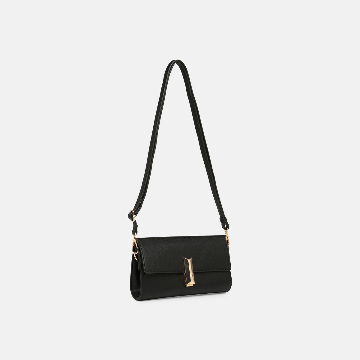 L. Credi Janna Clutch schwarz im Angebot