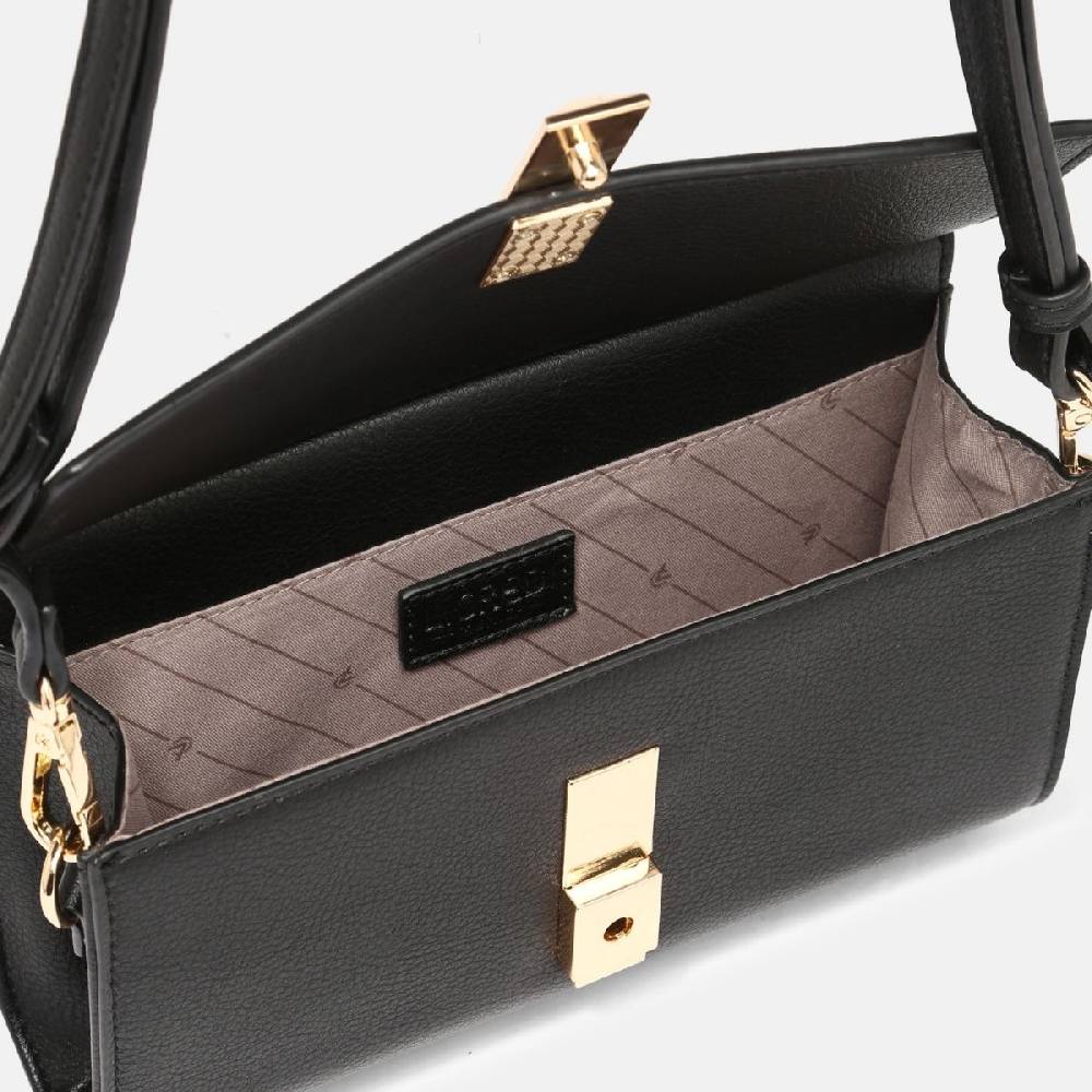 L. Credi Janna Clutch schwarz im Angebot