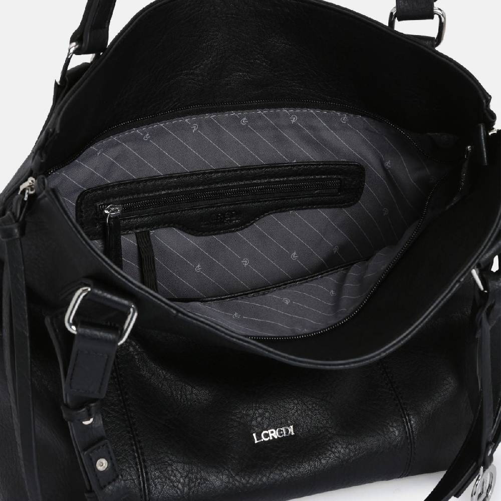 L. Credi Jana Shopper schwarz Großer Ausverkauf