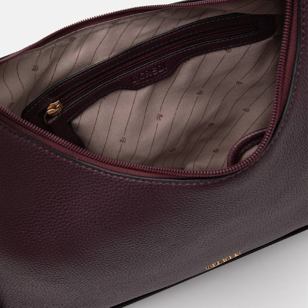 L. Credi Numa Hobo dark plum Preisnachlass