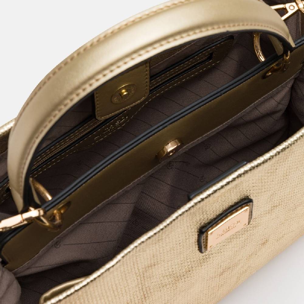 L. Credi Nadine Henkeltasche gold Neueste Mode