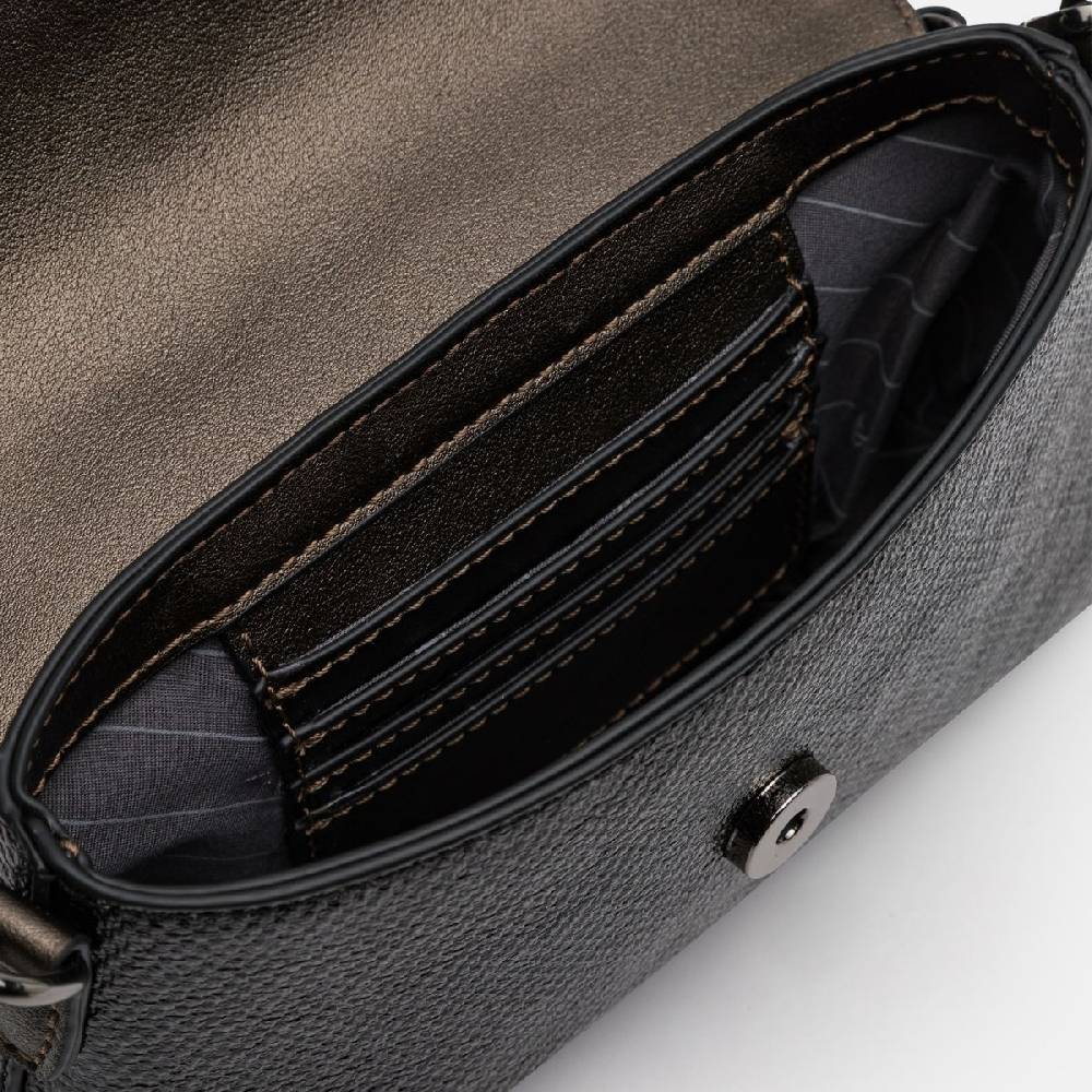 L. Credi Nadine Clutch schwarz Online Outlet