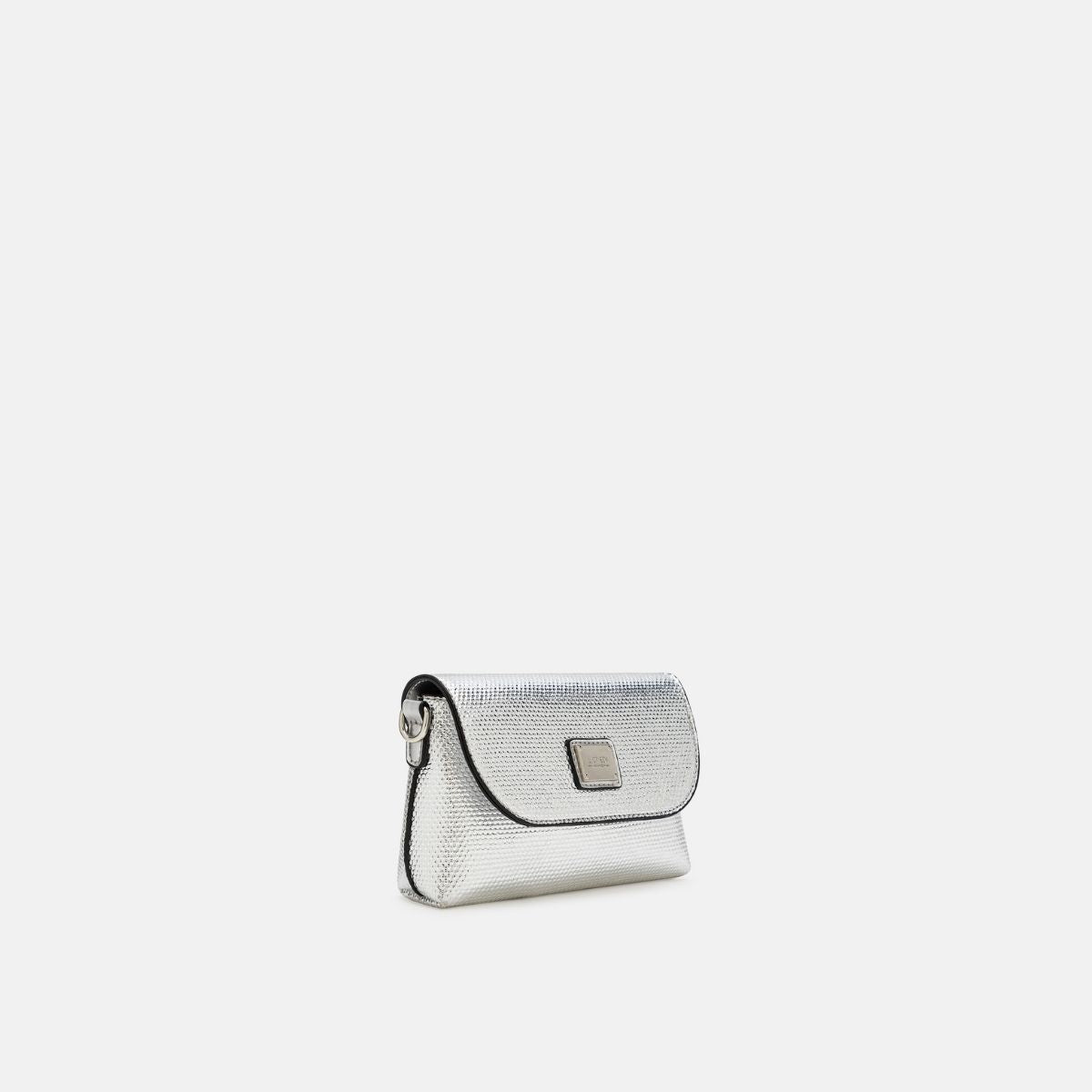 L. Credi Nadine Clutch silber Tiefpreis