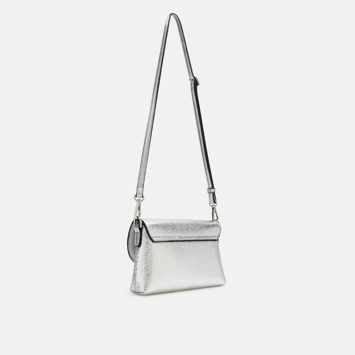 L. Credi Nadine Clutch silber Tiefpreis