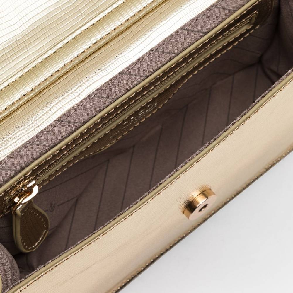 L. Credi Naimi Clutch gold Super Sparpreis
