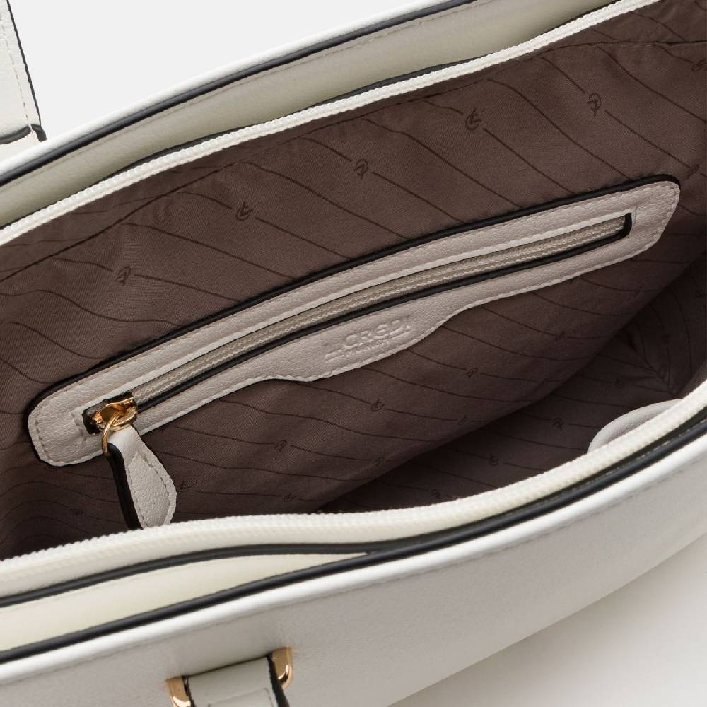 L. Credi Filippa Shopper weiss Neueste Stile