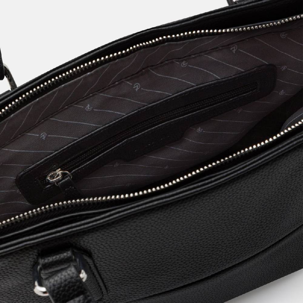 L. Credi Maite Shopper schwarz Zeitbegrenzte Promotion
