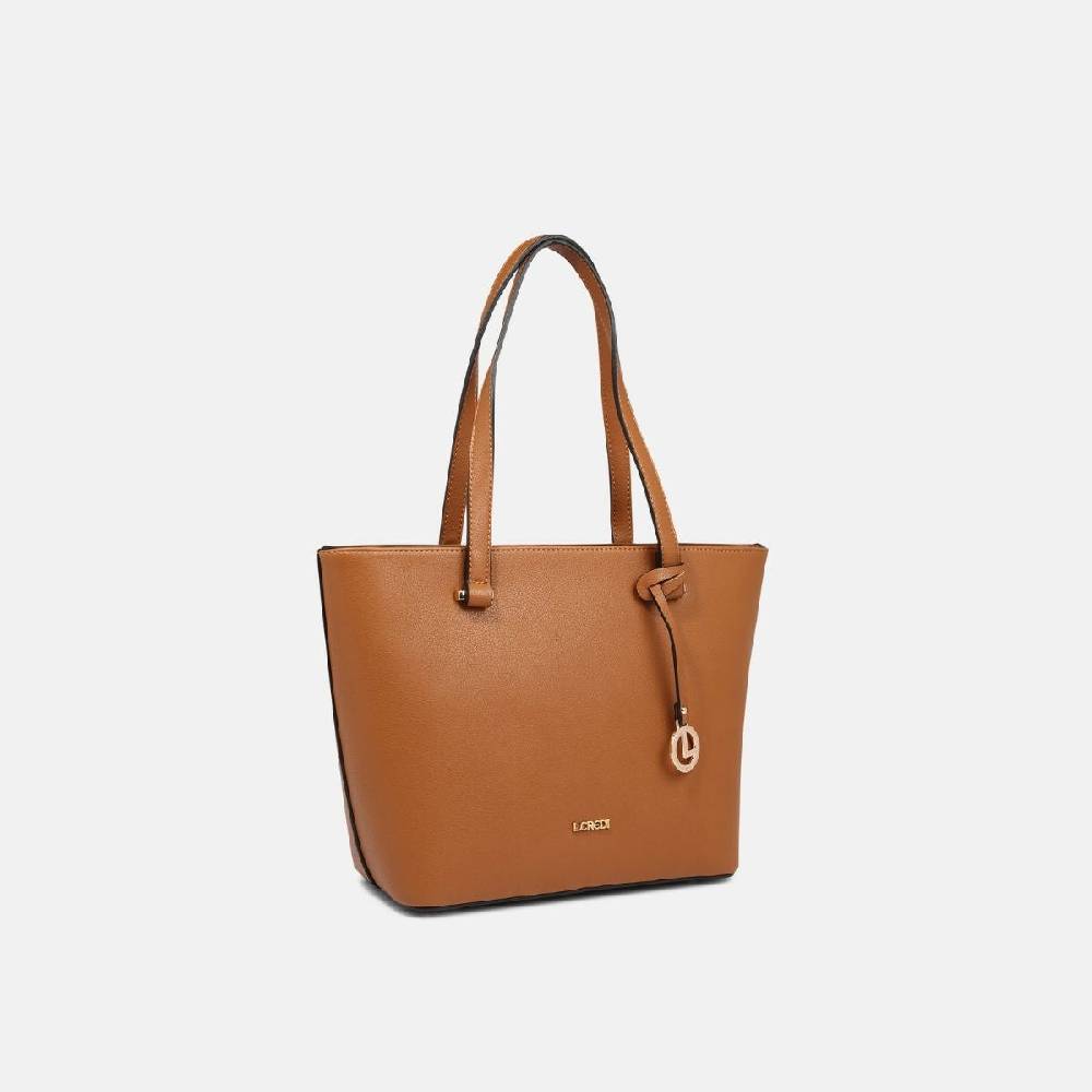 L. Credi Filippa Shopper cognac Discount Store für neue Produkte