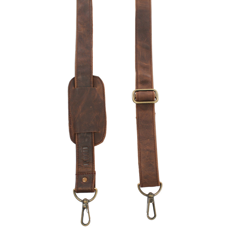 Leconi Trageriemen Leder schlamm breit 150cm LEC-R3 Flash Sale