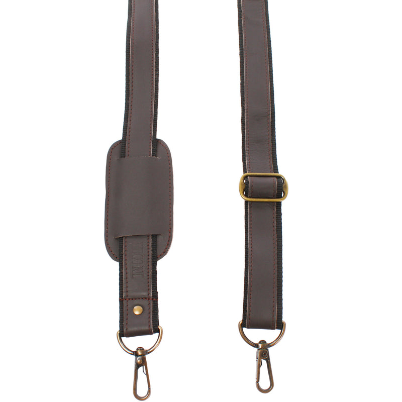Leconi Trageriemen Leder dunkelbraun 150cm LEC-R2 Lagerräumung
