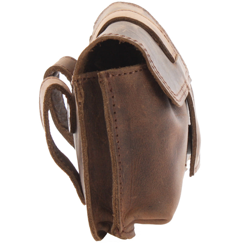 Leconi Gürteltasche Bauchtasche Hüfttasche Damen Herren Leder schlamm LE9005 Top Angebot