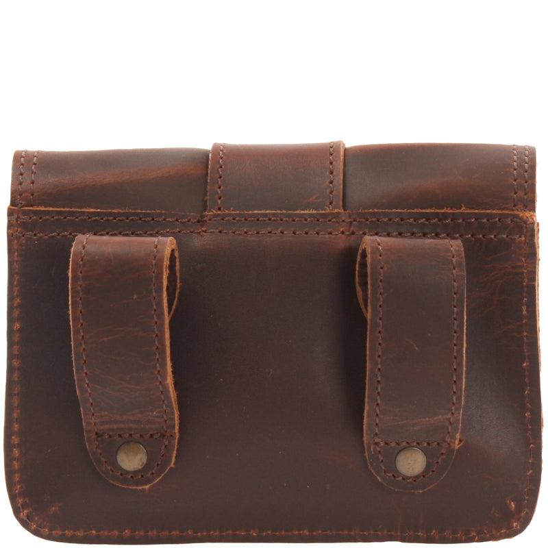 Leconi Gürteltasche Bauchtasche Hüfttasche Damen Herren Rindsleder braun LE9005 Saisonale Angebote