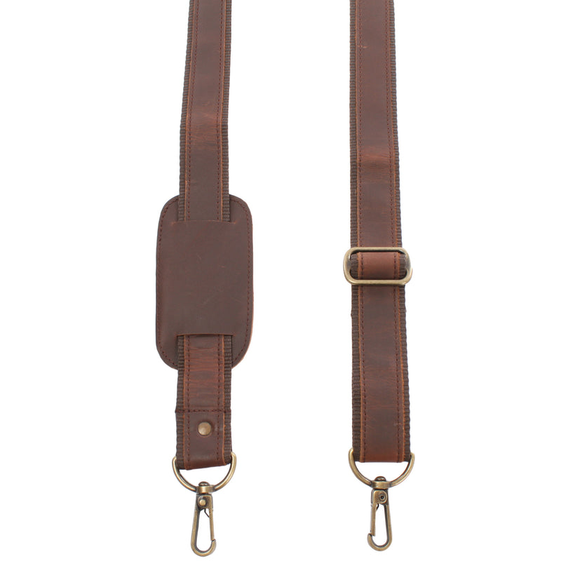 Leconi Trageriemen Leder braun 115cm LEC-R1 Sonderangebote