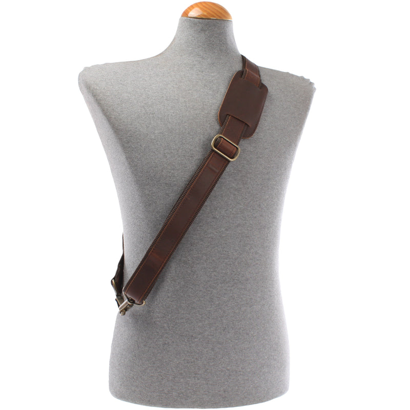 Leconi Trageriemen Leder braun 115cm LEC-R1 Sonderangebote