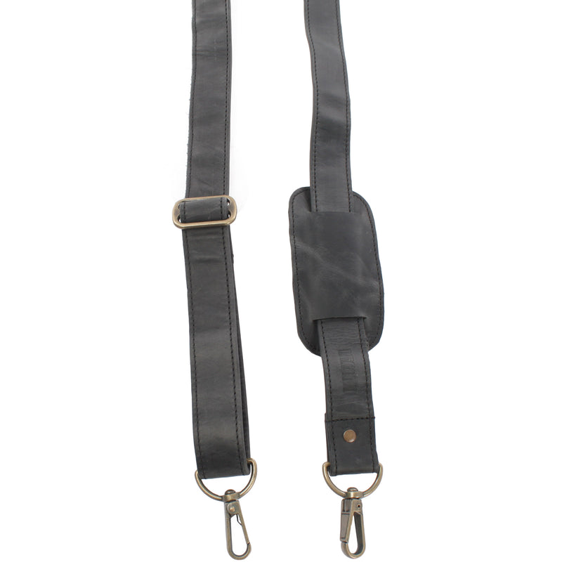 Leconi Trageriemen Leder grau breit 150cm LEC-R3 Begrenzte Freigabe