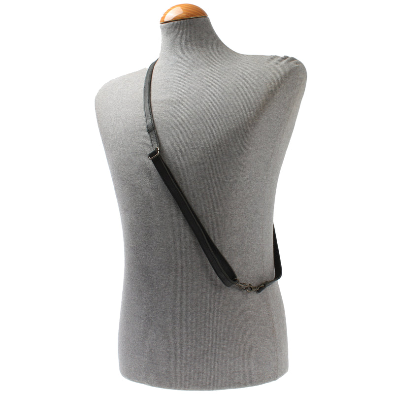 Leconi schmaler Trageriemen Schultergurt Leder 1,6cm x 150cm schwarz LEC-R8 JETZT KAUFEN