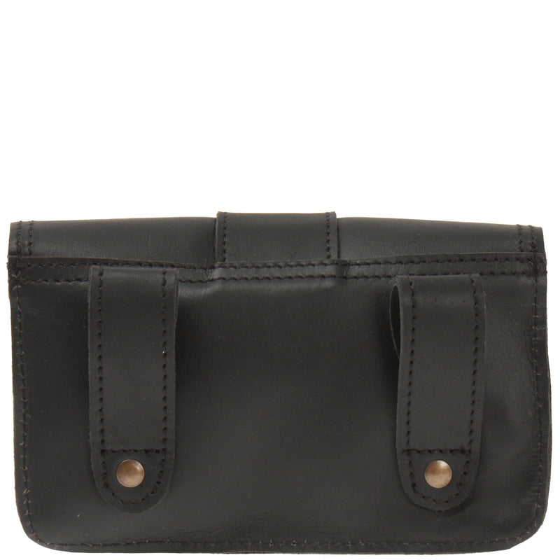 Leconi große Gürteltasche Bauchtasche Hüfttasche Damen Herren Rindsleder schwarz LE9030 Bis zu 50% Rabatt