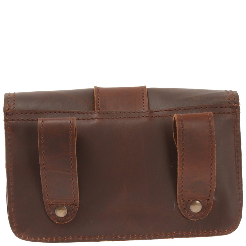 Leconi große Gürteltasche Bauchtasche Hüfttasche Damen Herren Rindsleder braun LE9030 Bis zu 60% Rabatt