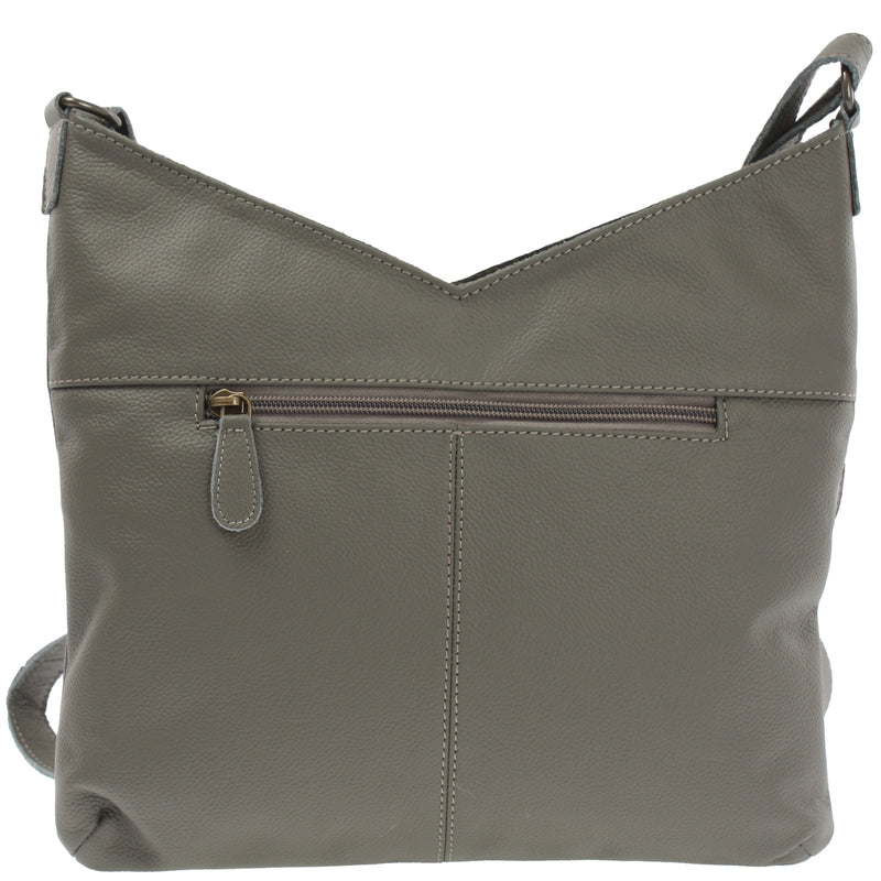 Leconi Damentasche Umhängetasche Handtasche Leder oliv LE0065 Hotsell