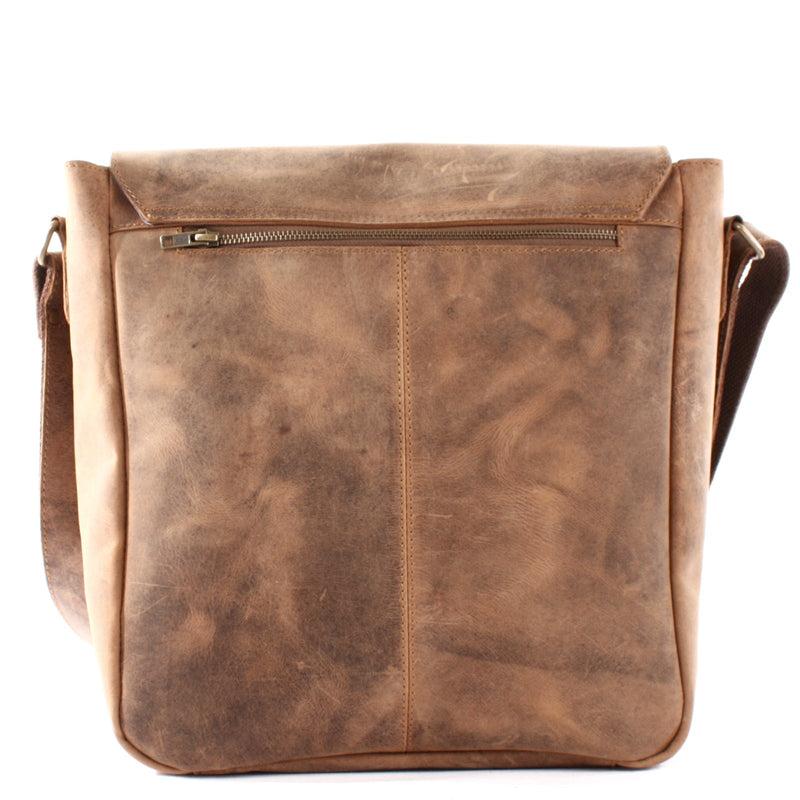 Leconi Umhängetasche Schultertasche Messenger Bag Kuriertasche Businesstasche Leder vintage braun LE3063 Riesige Ersparnisse