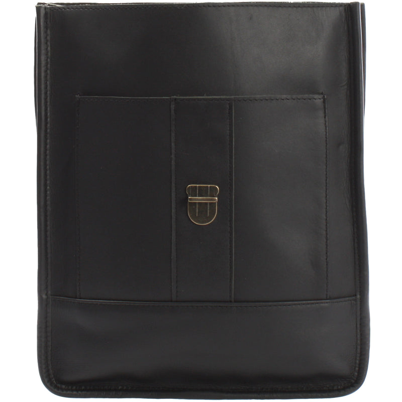 Leconi Freizeitrucksack Lederrucksack Cityrucksack Leder schwarz LE1030 Kostenlose Rückgabe