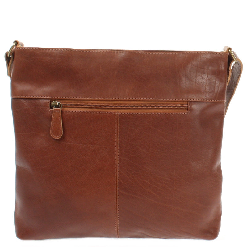 Leconi Umhängetasche Ledertasche Damen Schultertasche Leder braun LE0066 Begrenztes Angebot
