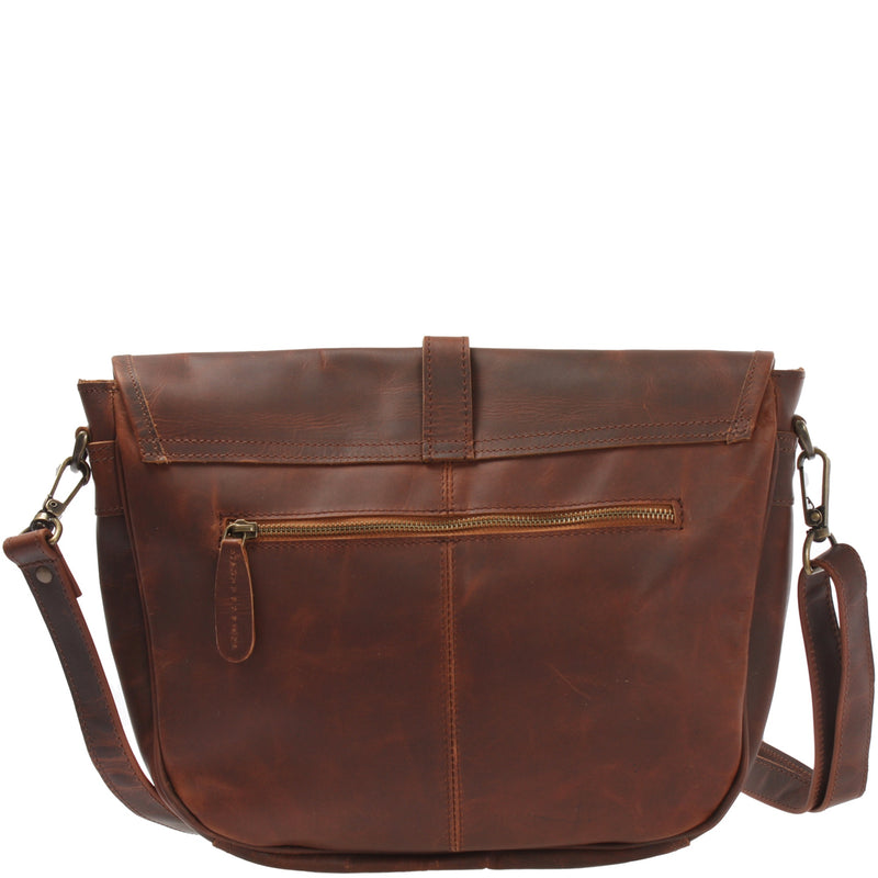 Leconi Umhängetasche Damen Schultertasche Damentasche Handtasche Leder braun LE3053 Bis zu 55% Rabatt