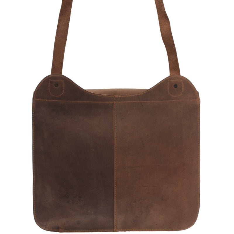 Leconi Messenger Bag Aktentasche Damen Herren Vintage Leder braun LE3020 Angebote
