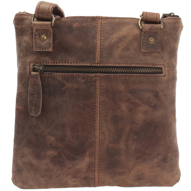 Leconi kleine Umhängetasche Damentasche Herrentasche Ledertasche schlamm LE3060 Letzte 3 Tage
