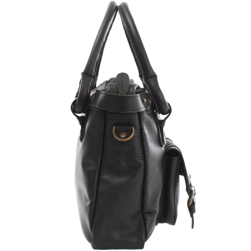 Leconi Schultertasche Henkeltasche Damentasche Handtasche Leder schwarz LE0050 Meist gekauft