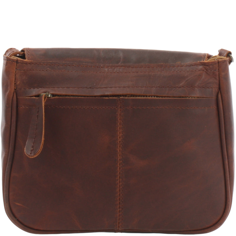 Leconi kleine Umhängetasche Ledertasche Damentasche Schultertasche Leder braun LE3047 50% Rabatt mit kostenlosem Versand