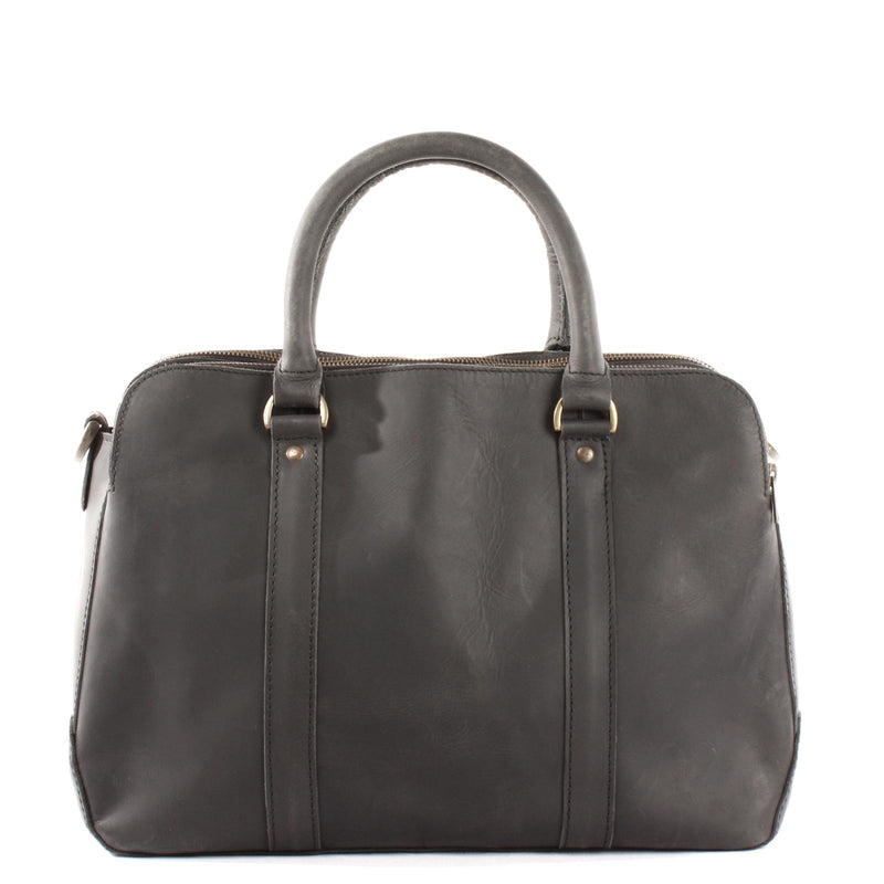 Leconi Umhängetasche Schultertasche Henkeltasche Damentasche Aktentasche Buisnesstasche Leder schwarz LE3065 Rabatte dieses Monats