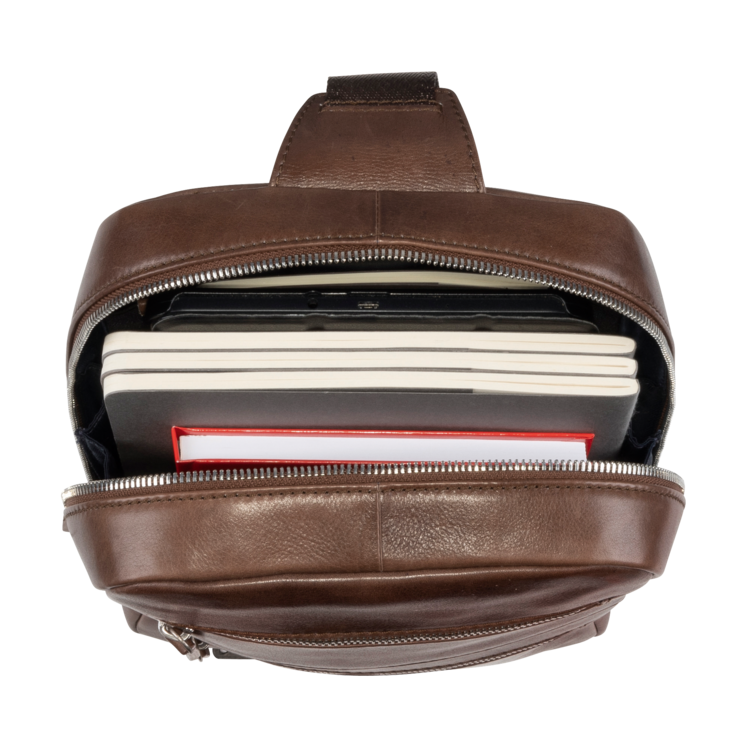 ﻿Leonhard Heyden Amsterdam Crossbag Braun Sonderangebot