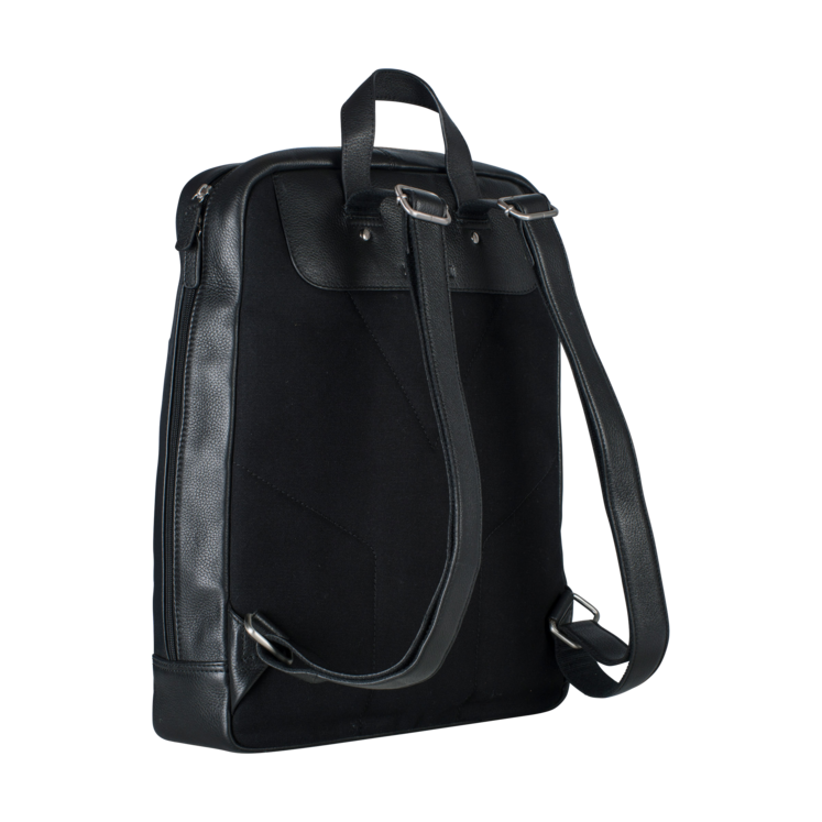 Leonhard Heyden Berlin Business-Rrucksack Schwarz Lagerräumung