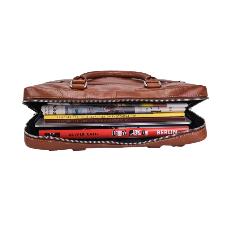 Leonhard Heyden Cambridge RV-Aktenmappe S 1 Fach Cognac Super Rabatt