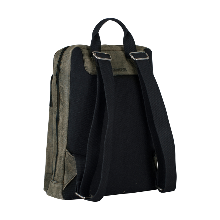 Leonhard Heyden Boston Rucksack Grau Fabrikverkauf