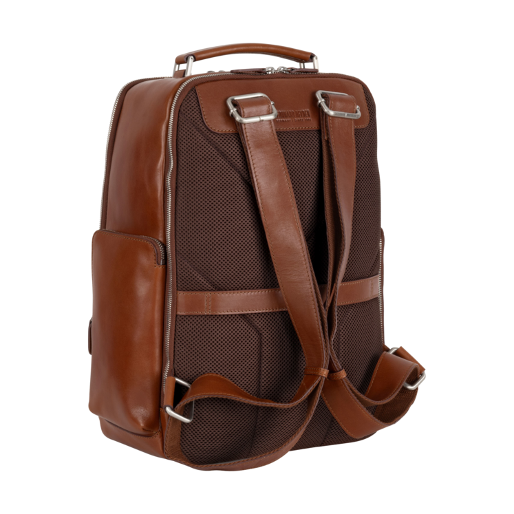 Leonhard Heyden Cambridge Business-Rucksack Cognac Sonderangebot