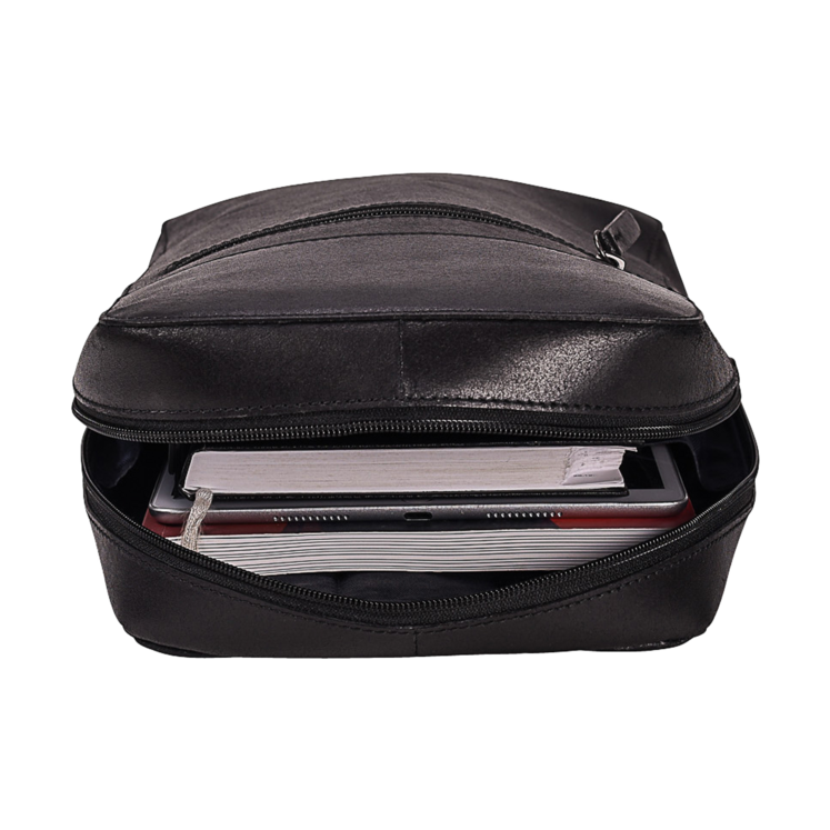 Leonhard Heyden Dakota Crossbag Schwarz Valentinstagsangebot