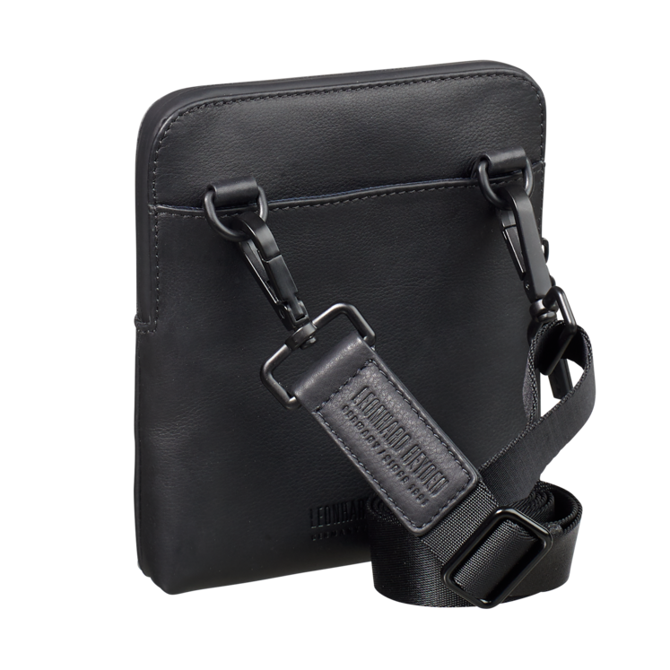 Leonhard Heyden Den Haag Messenger XXS Schwarz Sonderangebot der Fabrik