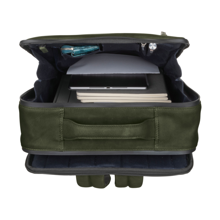 Leonhard Heyden Den Haag Rucksack Oliv 50% Rabatt mit kostenlosem Versand