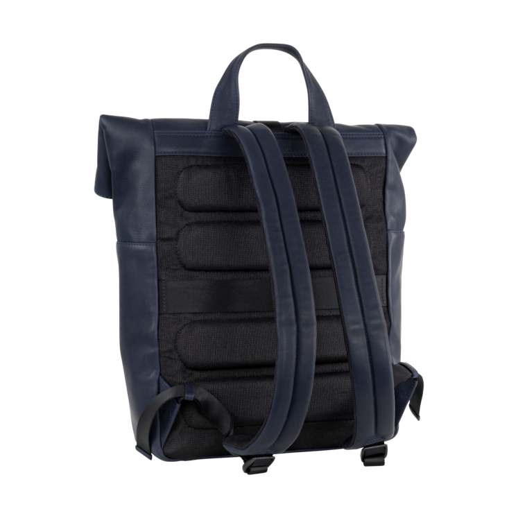 Leonhard Heyden Den Haag Rucksack Rolltop Blau Clearance-Verkauf